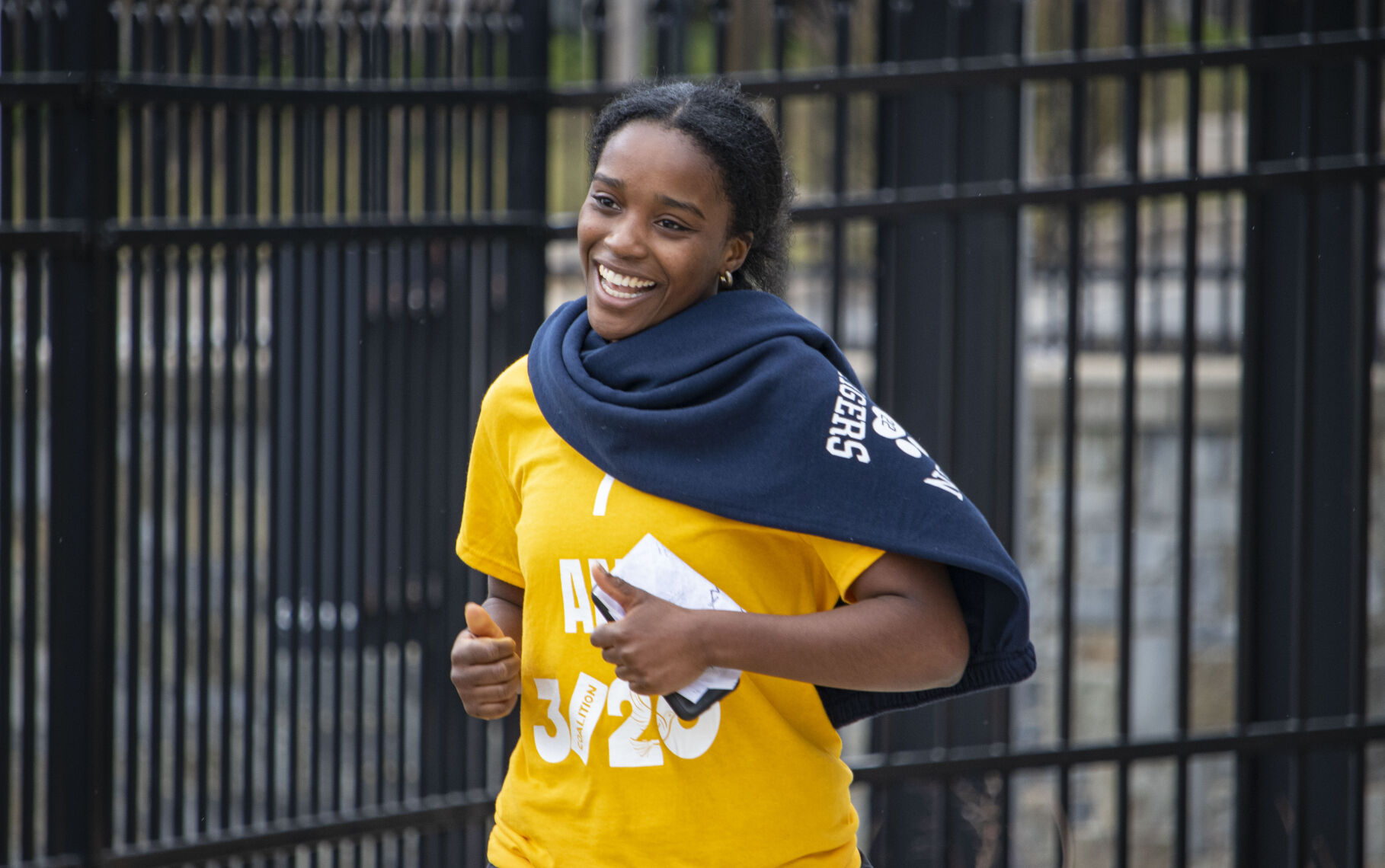 320 Coalition Run to Remember Solange Sylvain Finishes Run
